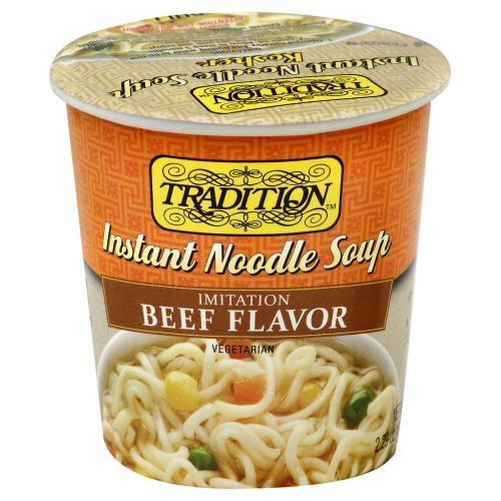 Tradition Beef Flavor Instant Noodle Soup, 2.29 Ounce -- 12 per case