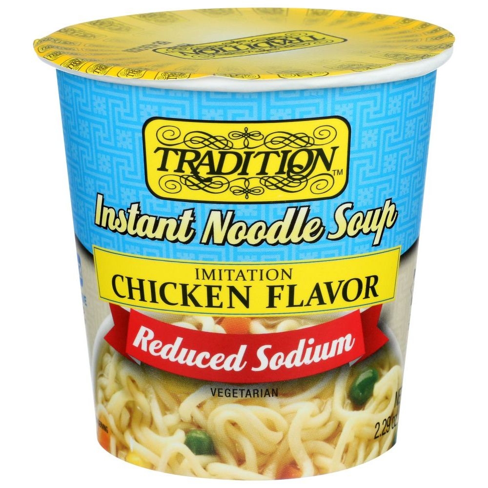 Tradition Chicken Flavor Reduced Sodium Instant Noodle Soup, 2.29 Ounce -- 12 per case