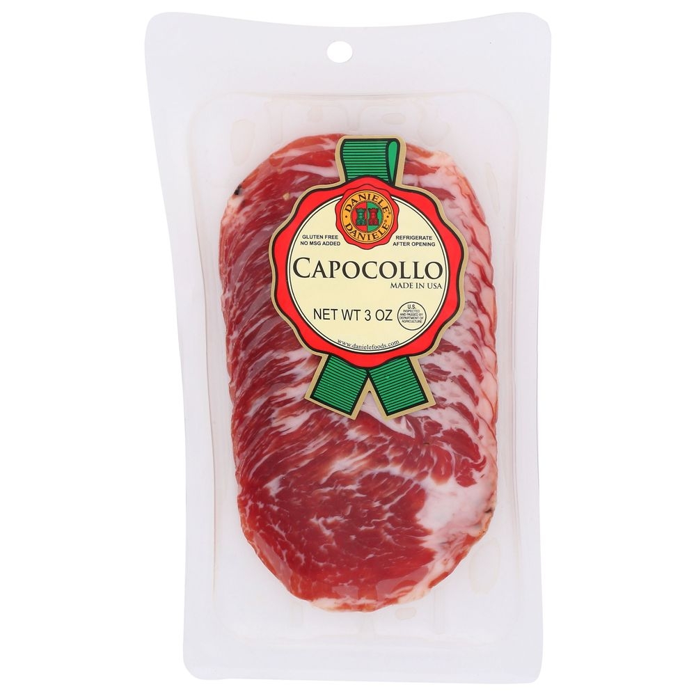 Daniele Sliced Capocollo, 3 Ounce -- 12 per case
