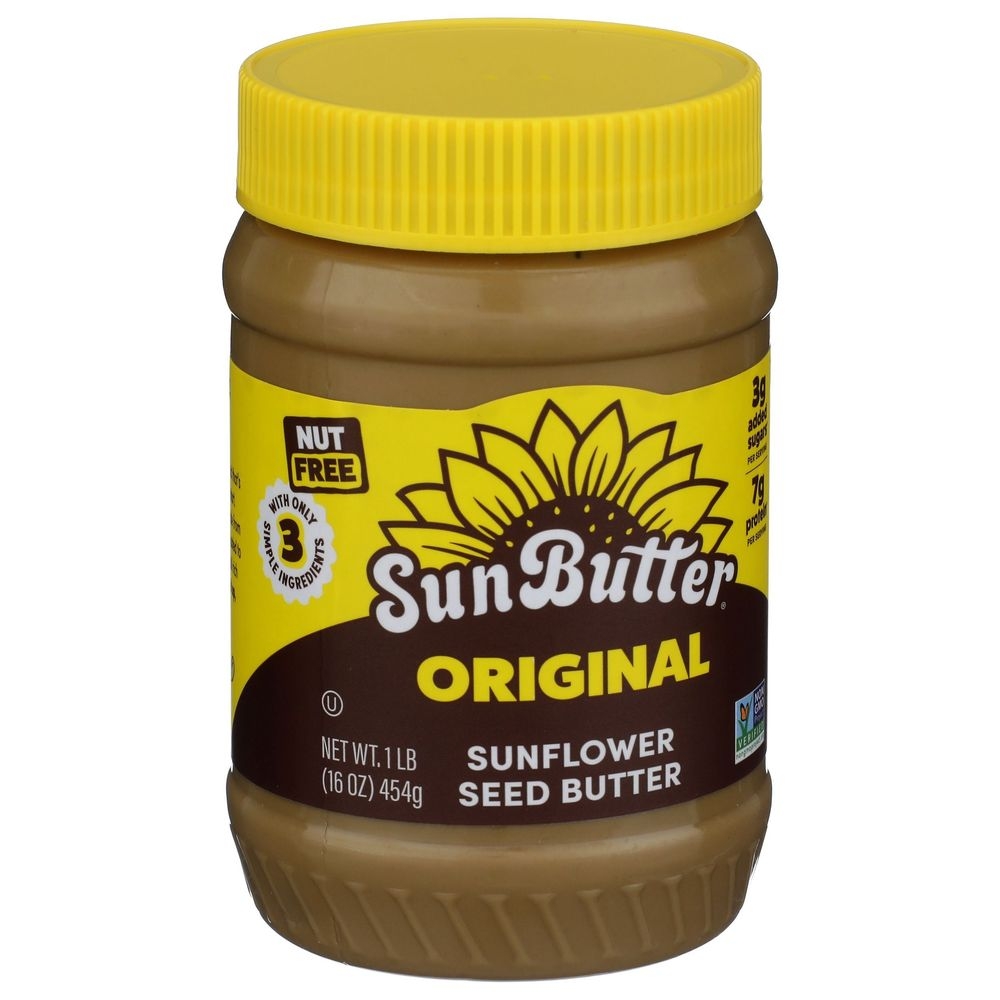 Sunbutter Natural Sunflower Seed Spread, 16 Ounce -- 6 per case