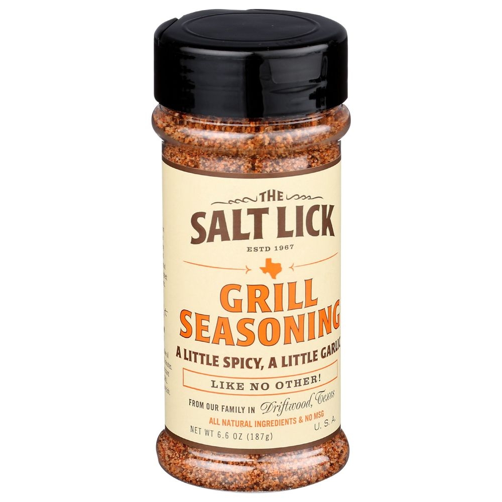 The Salt Lick Grill Seasoning, 6.6 Ounce -- 6 per case