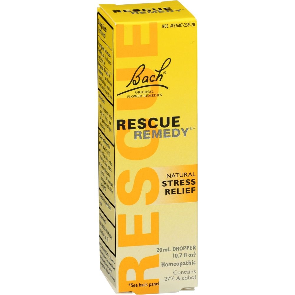 Nelson Bach Rescue Stress Relief Dropper, 20 Milliliter -- 6 per case