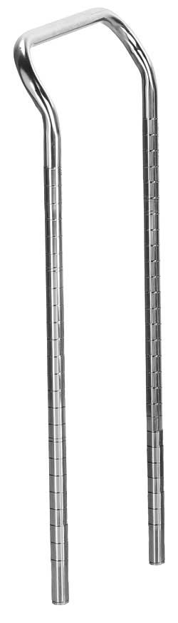 Advance Tabco 18 Inch Utility Cart Handle For Wire Shelving