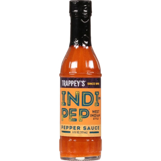 B and G Trappeys Red Indipep Hot Sauce, 6 Ounce -- 24 per case.