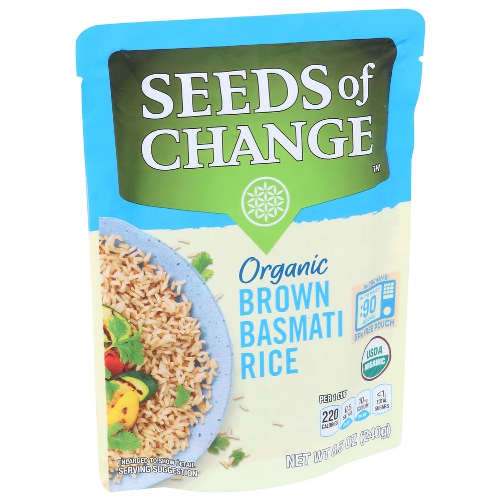Seeds Of Change Organic Brown Basmati Rice, 8.5 Ounce -- 12 per case