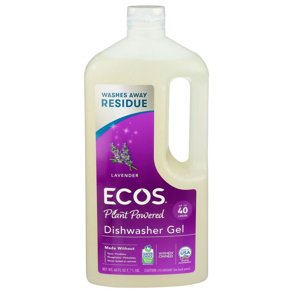 ECOS Lavender Automatic Dishwasher Gel, 40 Ounce