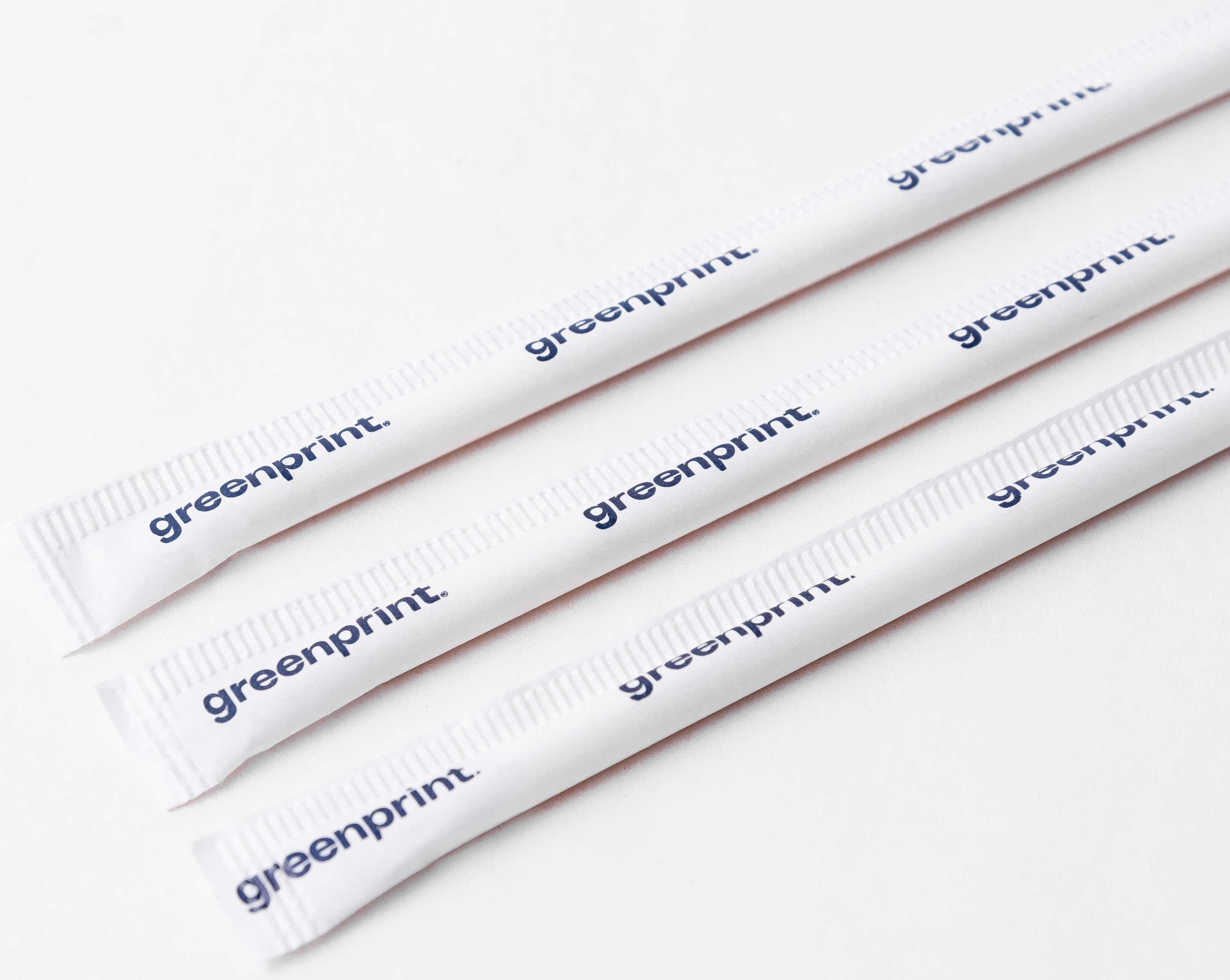 Greenprint Agave Natural Wrapped Straw, 5.9 inch -- 2000 per case