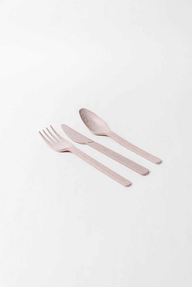 Greenprint Heavy Weight Natural Agave 4 Piece Fork, Knife, Spoon and Napkin Cutlery Mix Pack, 200 Count