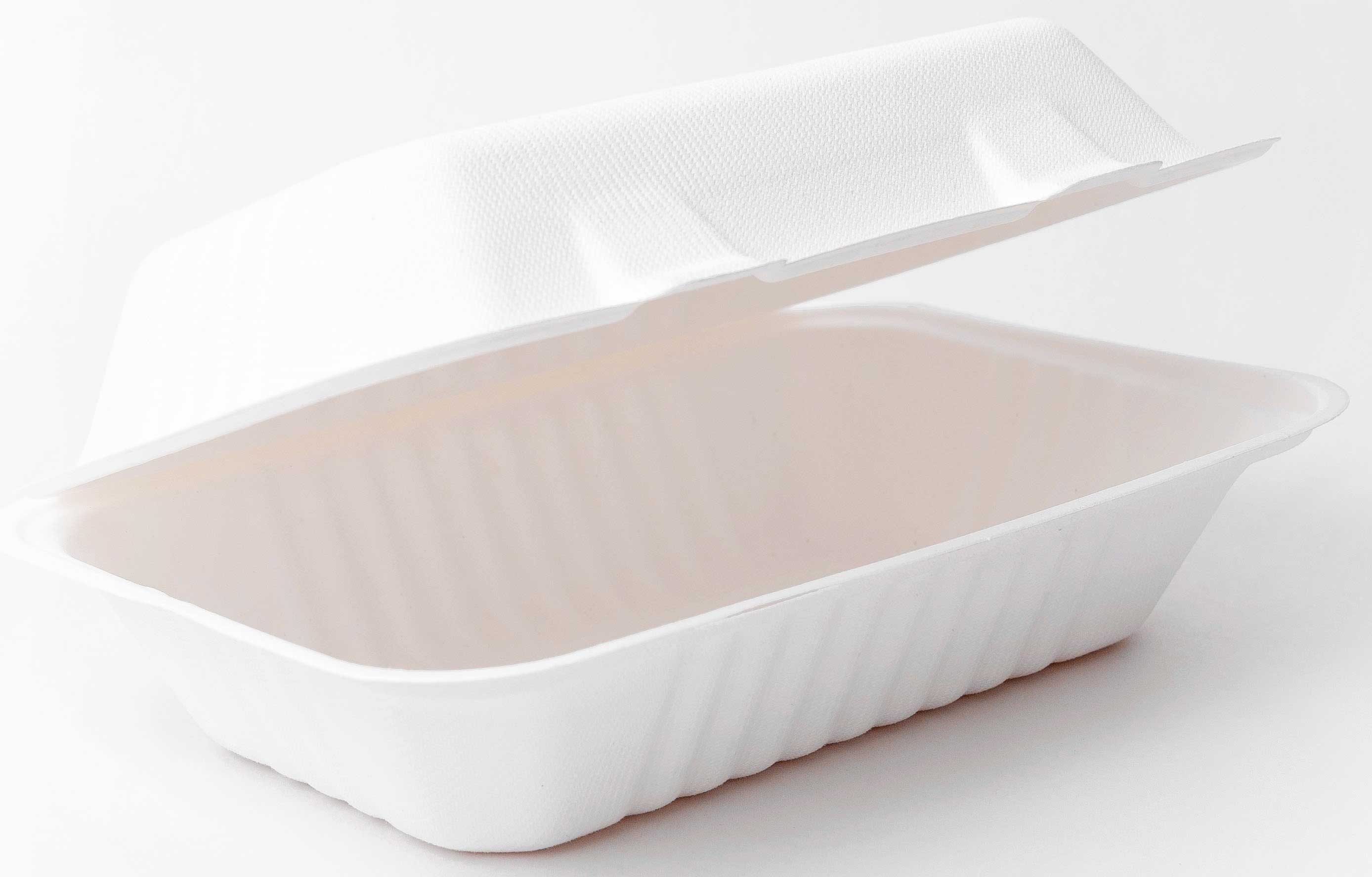 Greenprint Hoagie 1 Compartment Clamshell Box, 9 x 6 inch -- 250 per case