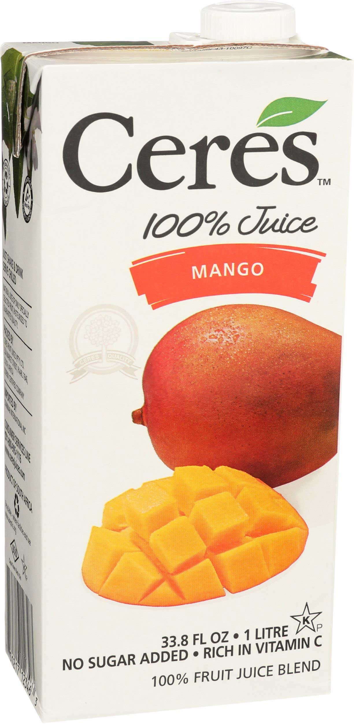 Ceres Mango Juice, 33.8 Fluid Ounce -- 12 per case