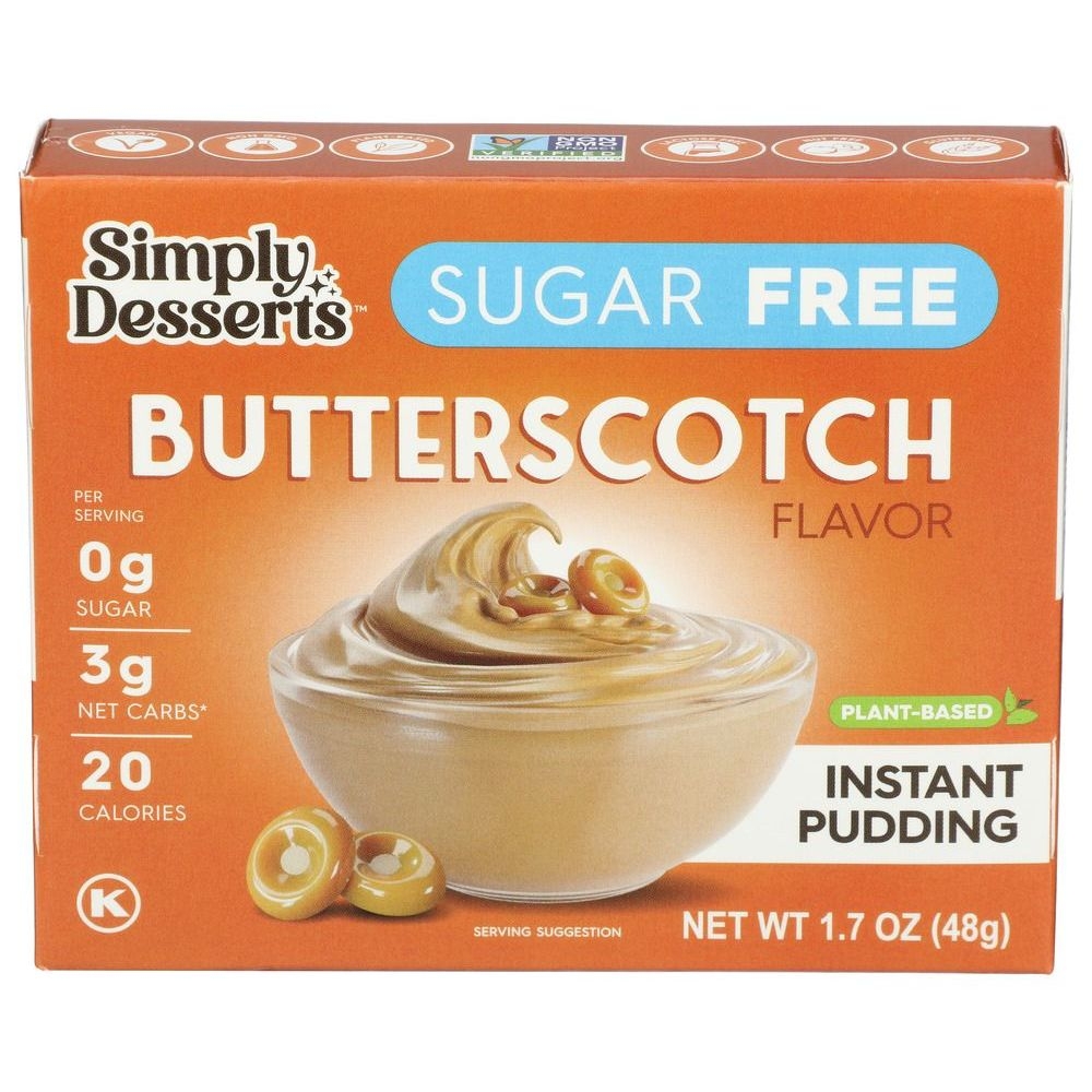 Simply Desserts Butterscotch Instant Pudding, 1.7 Ounce -- 6 per case