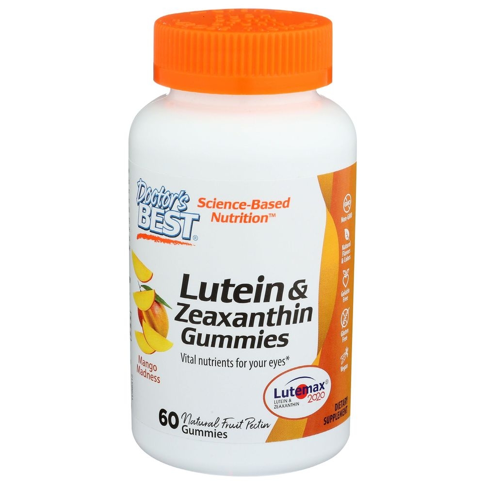 Doctors Best Lutein and Zeaxanthin Gummies, 60 count
