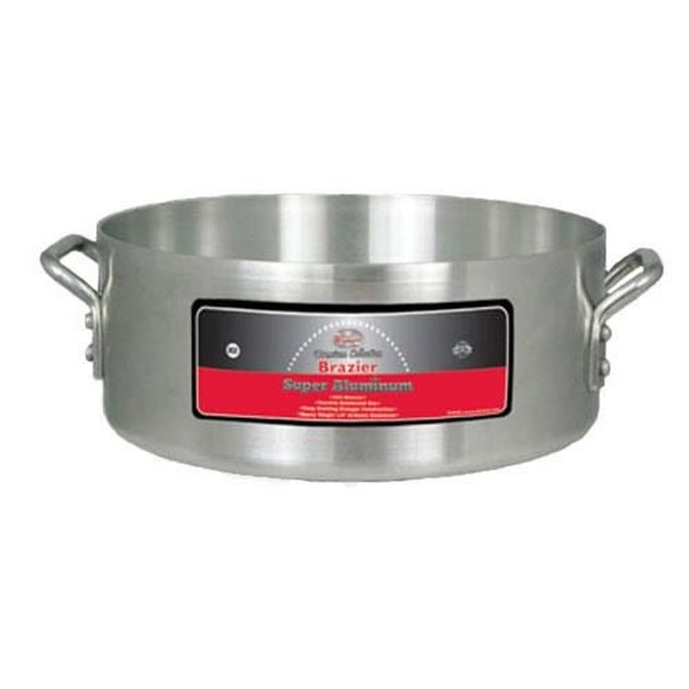 Winco AXHB-18 Aluminum Brazier, 18 Quart Capacity