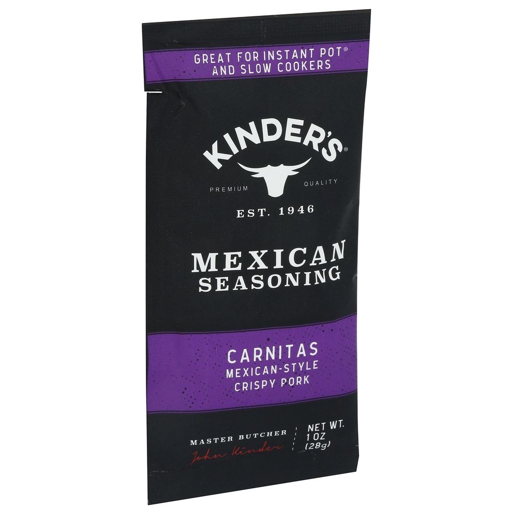 Kinders Carnitas Mexican Seasoning, 1 Ounce -- 15 per case