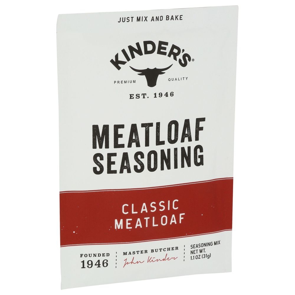 Kinders Classic Meatloaf Seasoning, 1.1 Ounce -- 15 per case