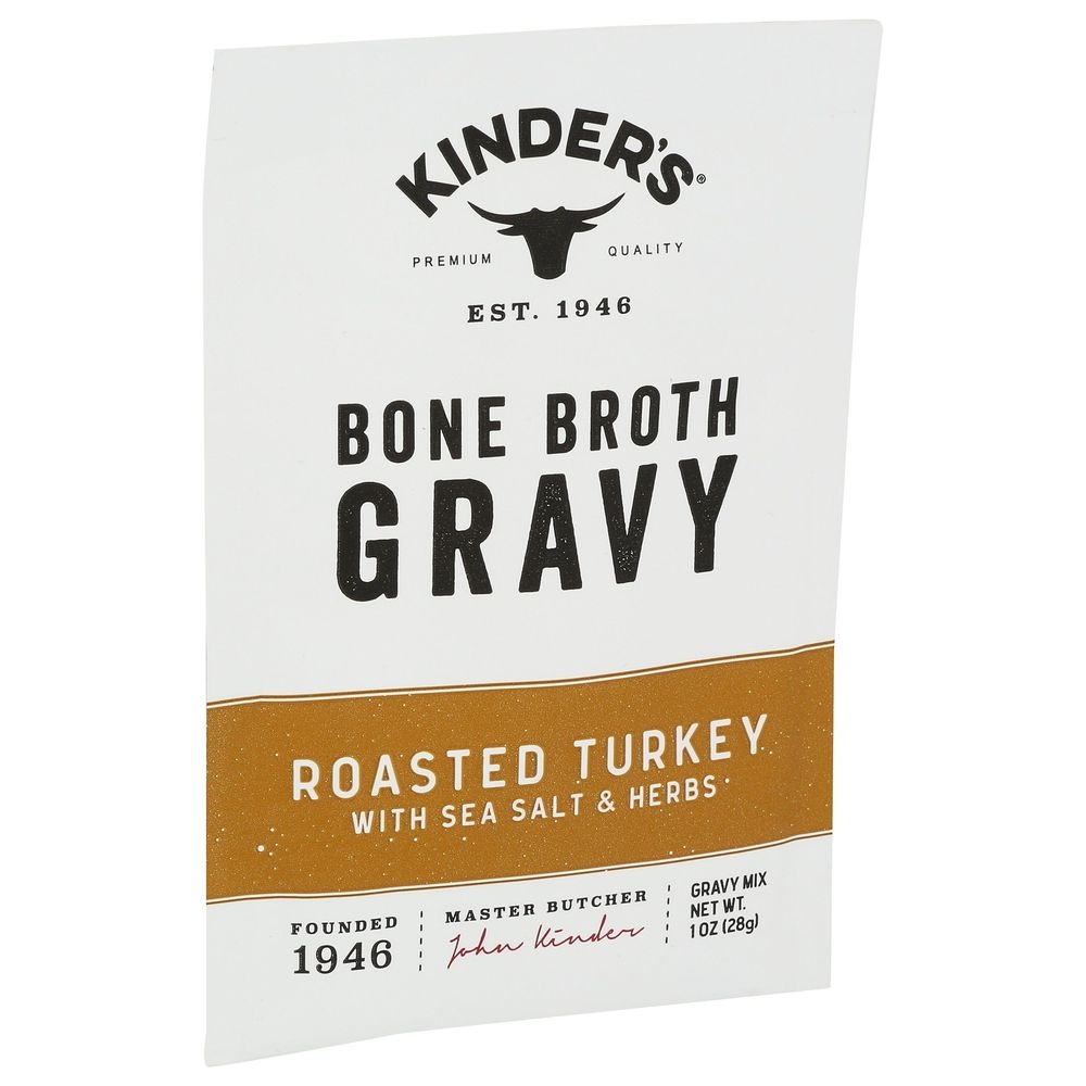 Kinders Roasted Turkey Bone Broth Gravy Mix, 1 Ounce -- 15 per case