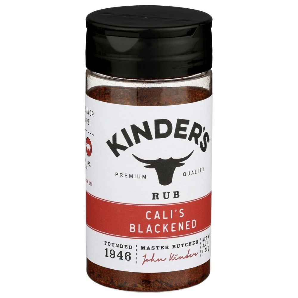 Kinders Calis Blackened Rub, 4.2 Ounce -- 6 per case