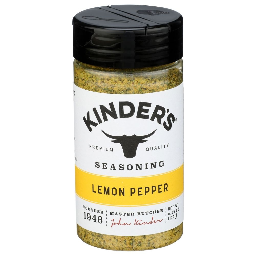 Kinders Cracked Pepper and Lemon Rub, 6.75 Ounce -- 6 per case