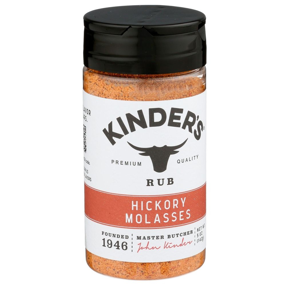 Kinders Hickory Molasses Rub, 5 Ounce -- 6 per case