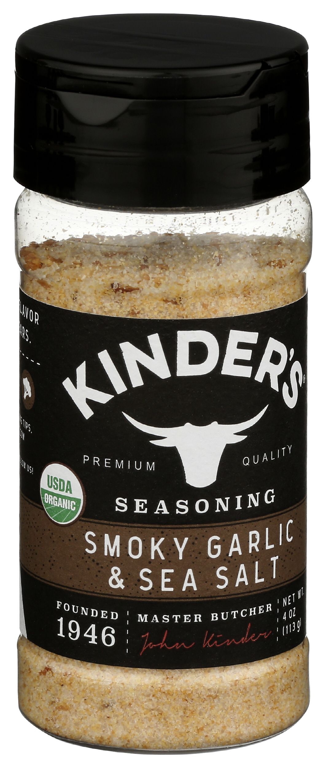 Kinders Organic Roasted Garlic Salt Seasoning, 4 Ounce -- 8 per case