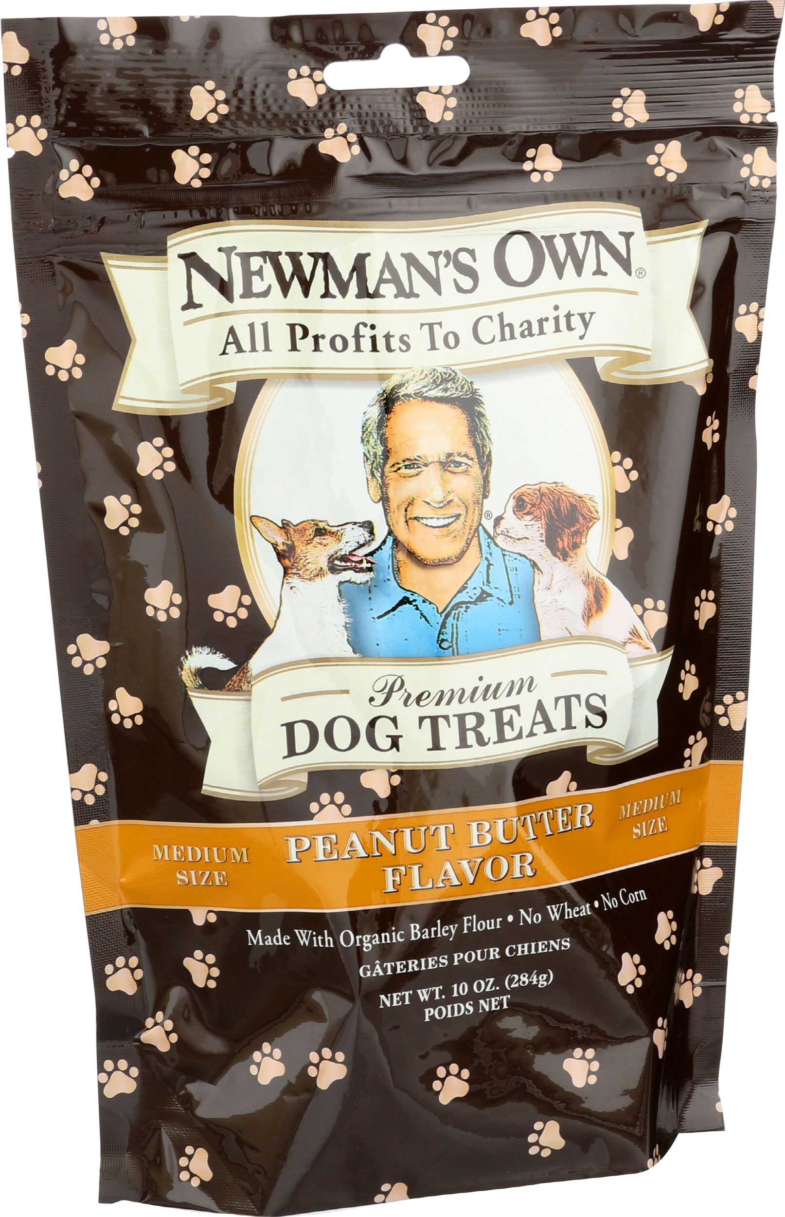 Newmans Own Organic Peanut Butter Flavor Dog Treat, 10 Ounce -- 6 per case