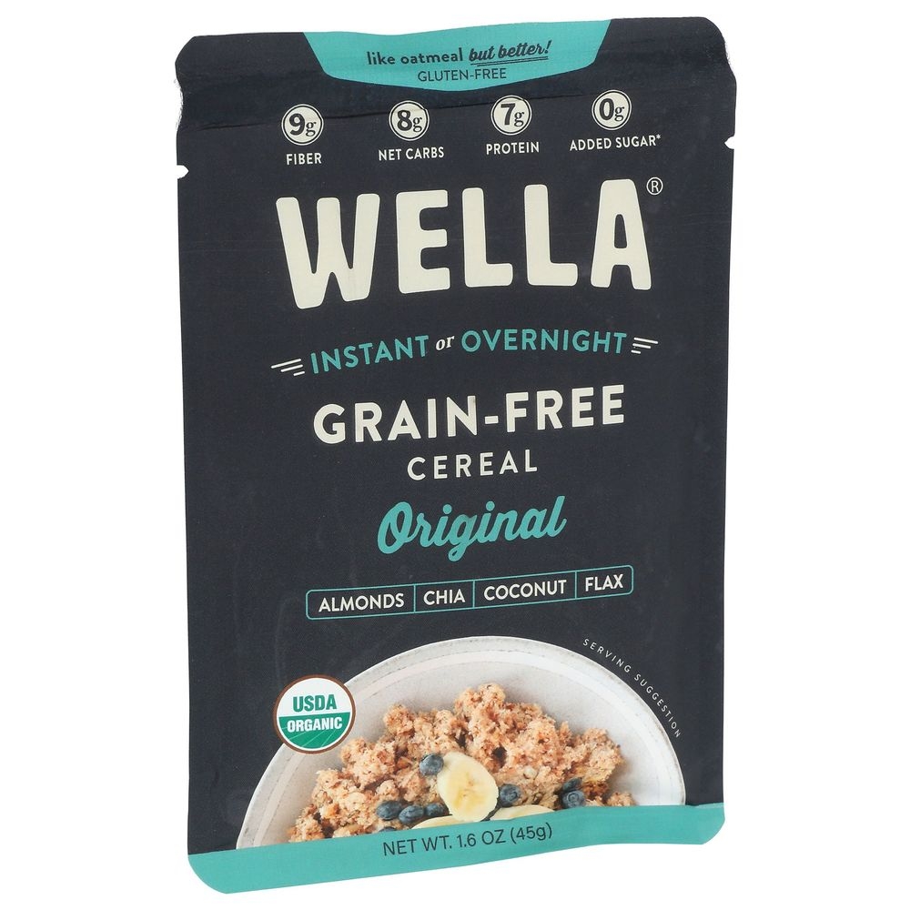 Wella Organic Original Grain Free Cereal, 1.6 Ounce -- 10 per case