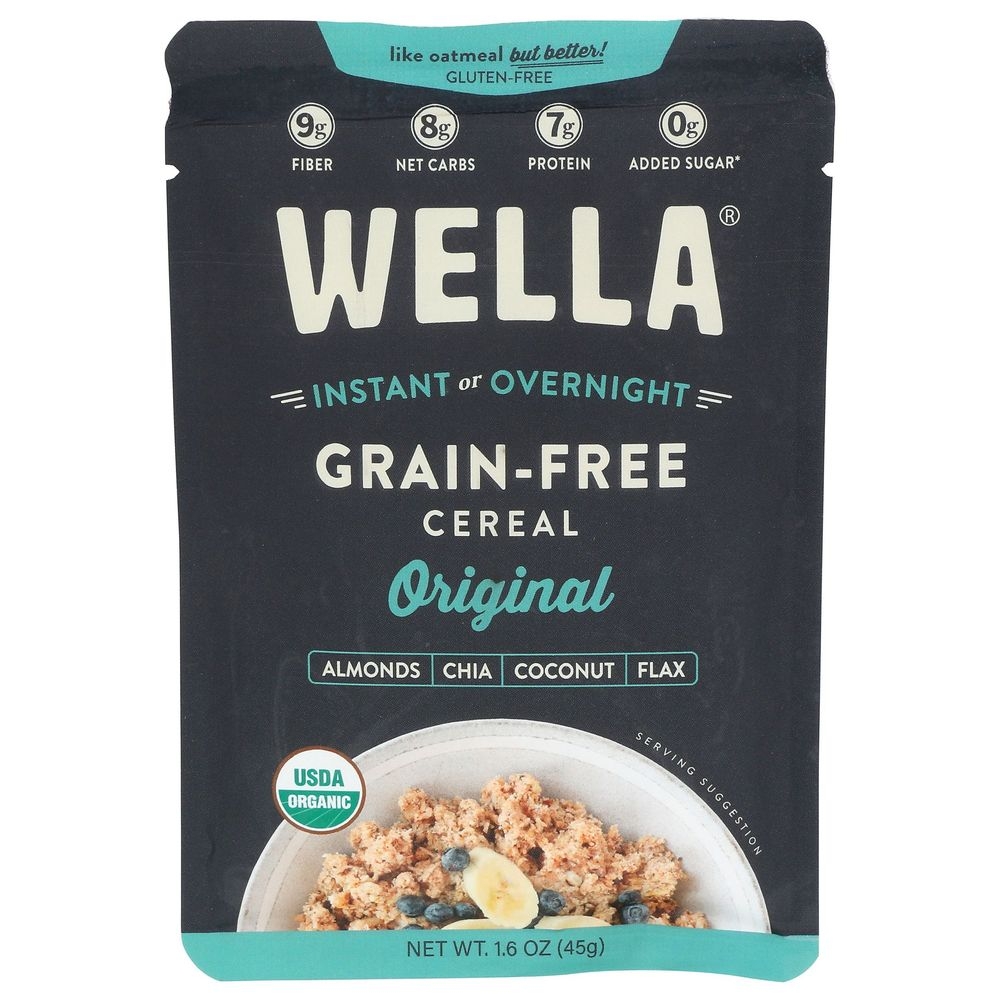 Wella Organic Original Grain Free Cereal, 1.6 Ounce -- 10 per case