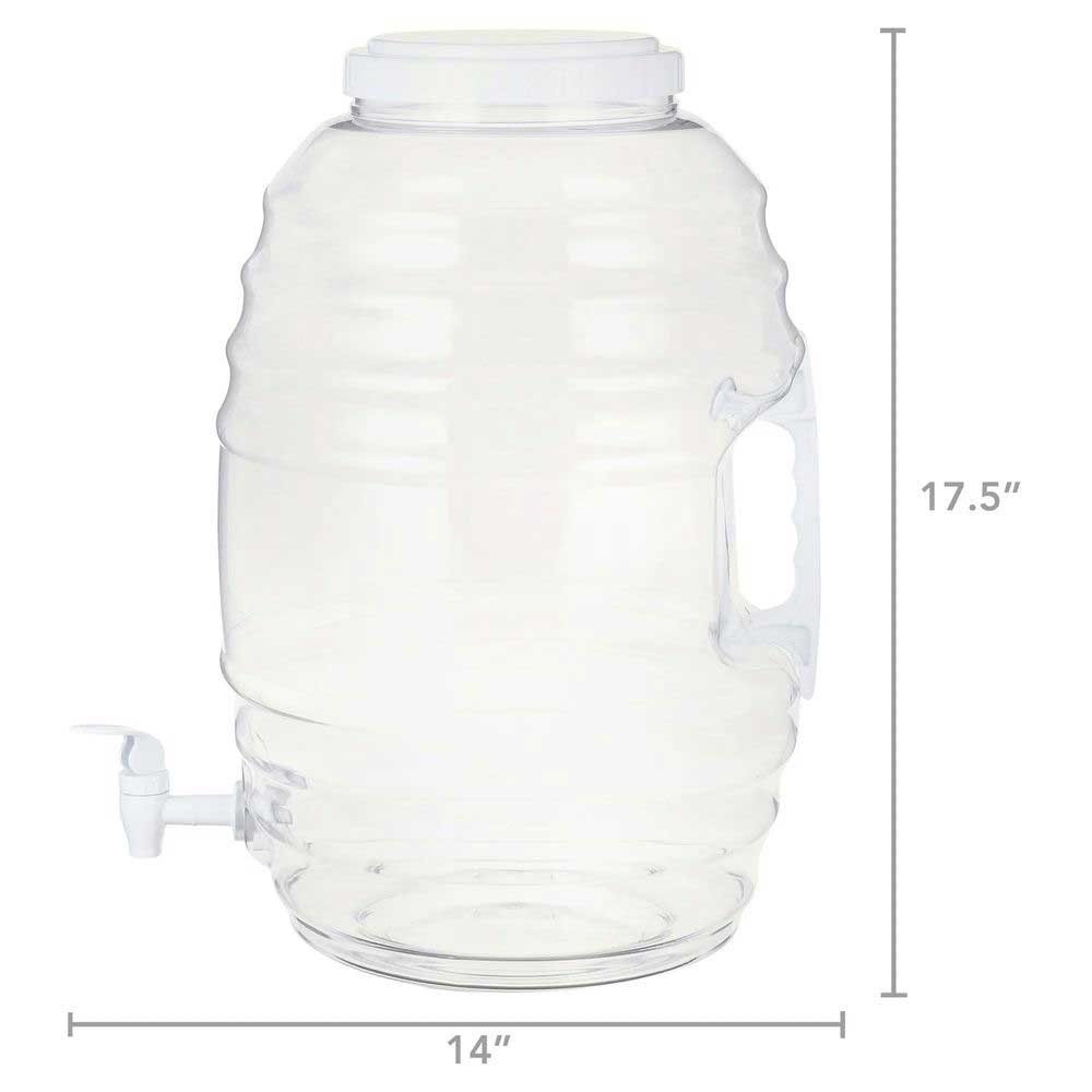 American Maid Vitrolero Honey Comb Jar with Spigot, 5 Gallon Capacity -- 2 per case.