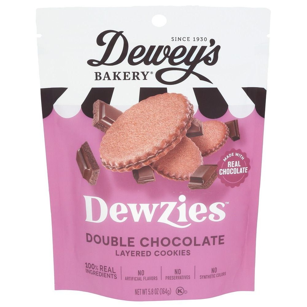 Deweys Double Chocolate Layered Cookies, 5.8 Ounce -- 6 per case