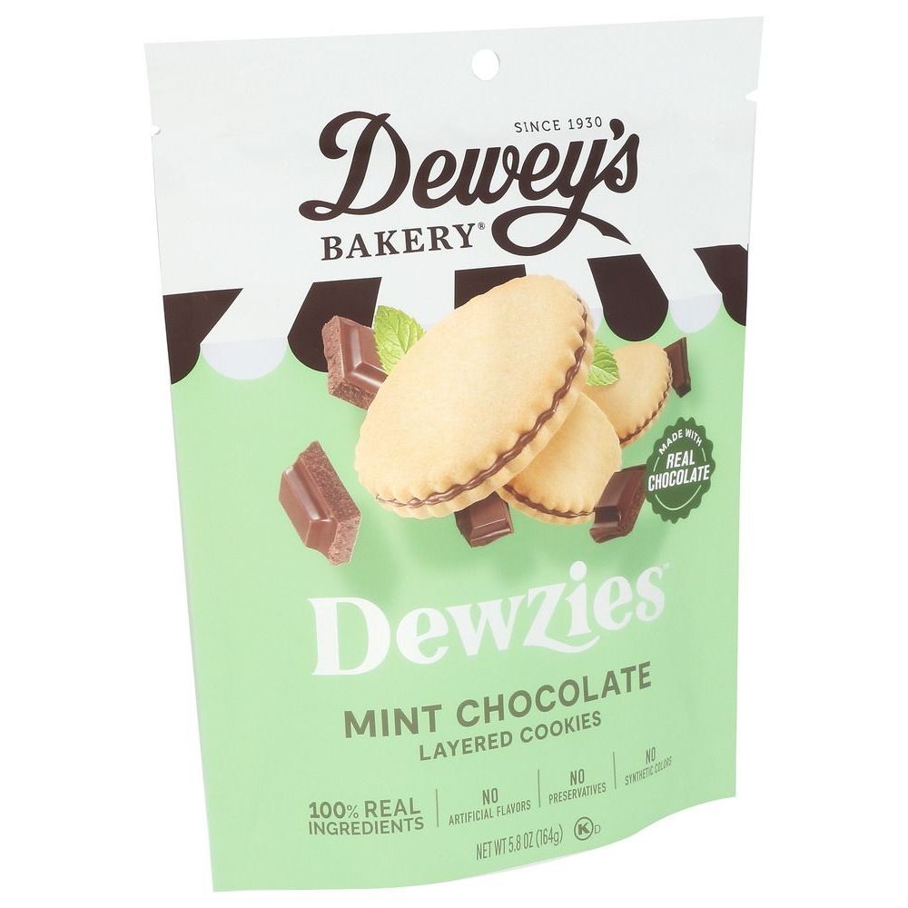 Deweys Mint Chocolate Layered Cookies, 5.8 Ounce -- 6 per case