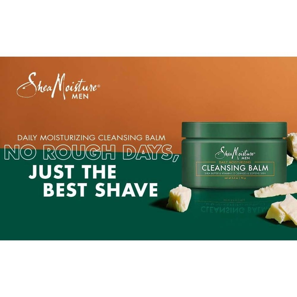 Shea Moisture Mens Cleansing Shave Balm, 3.4 Ounce -- 24 per case