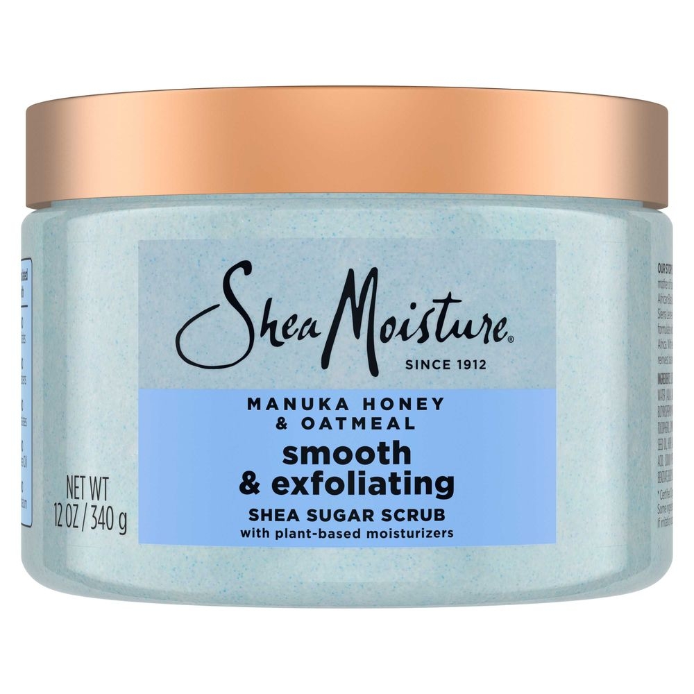Shea Moisture Manuka Honey and Oatmeal Shea Sugar Scrub, 12 Ounce -- 12 per case