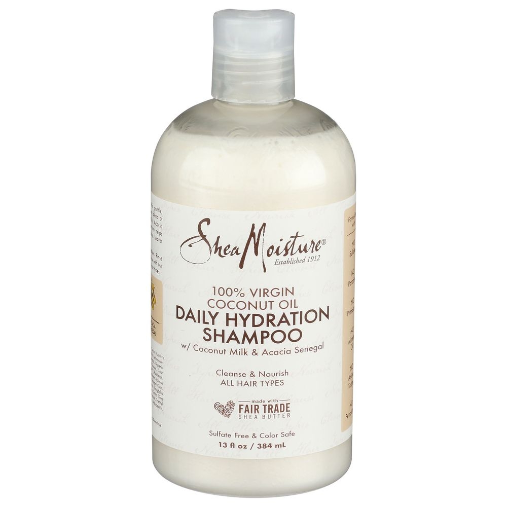Shea Moisture Virgin Coconut Oil Daily Hydration Shampoo, 13 Fluid Ounce