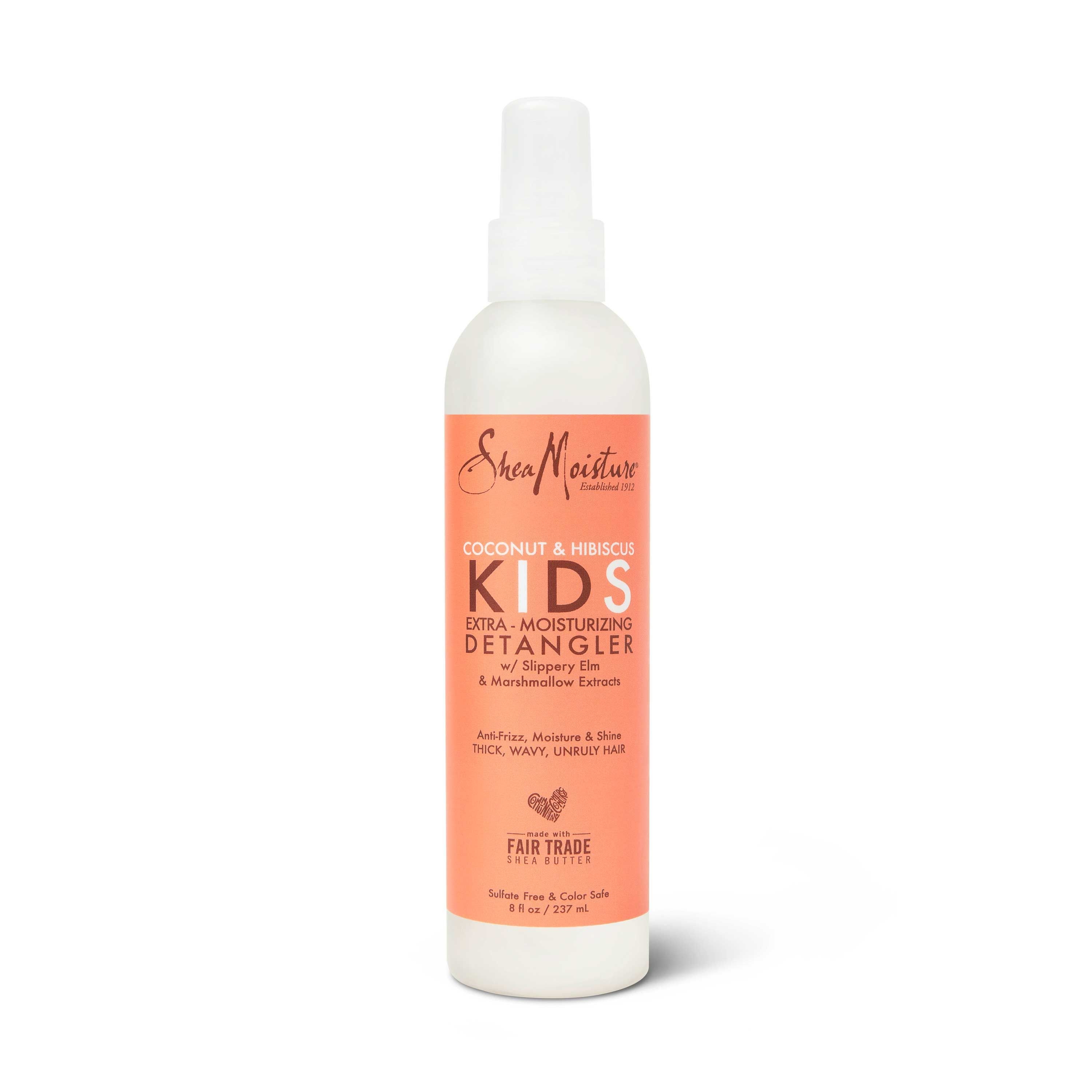 Shea Moisture Kids Coconut and Hibiscus Extra Moisturizing Detangler, 8 Fluid Ounce -- 12 per case