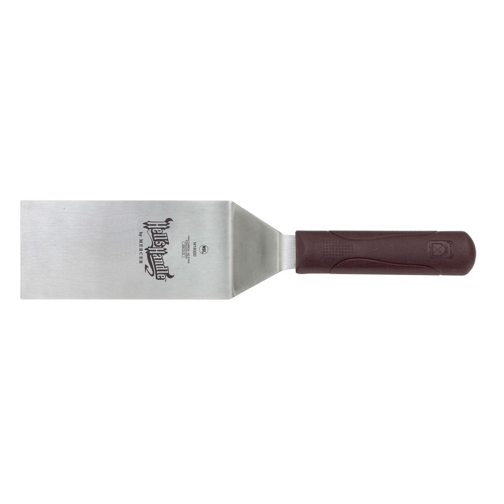 Mercer Culinary Hells Handle Square Edge Turner/Spatula, 6 x 3 inch