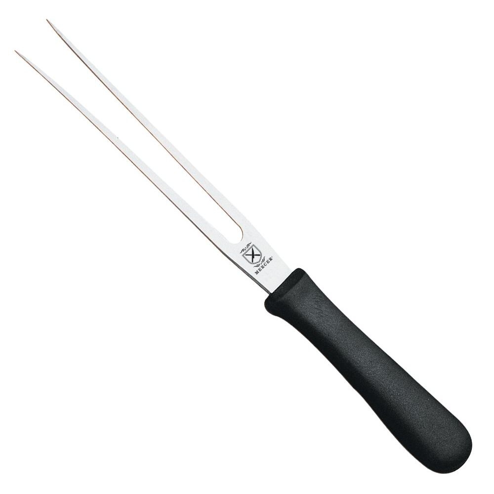 Mercer Culinary Millennia Black Straight Fork, 7 inch
