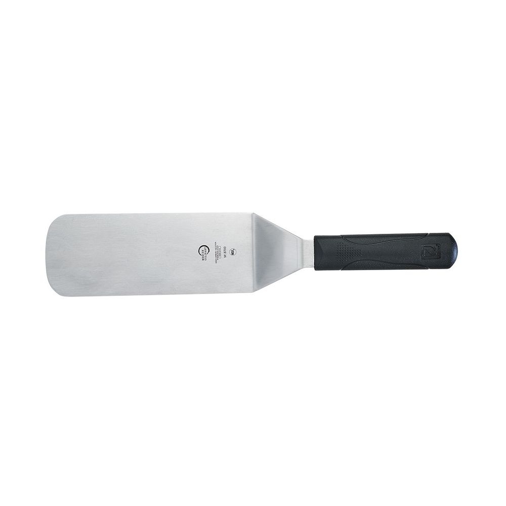 Mercer Culinary Millennia Turner/Spatula with Black Handle, 8 x 3 inch