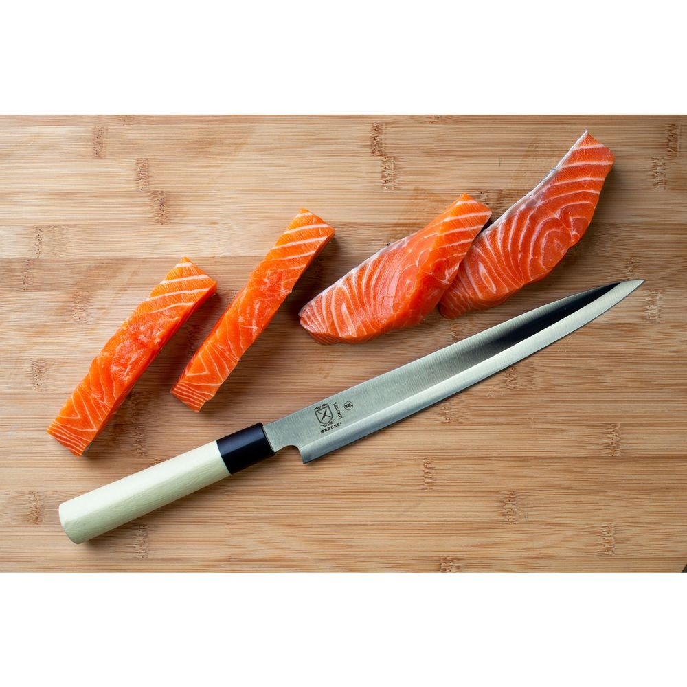 Mercer Culinary Asian Collection Yanagi Sashimi Knife with NSF Handle, 10 inch