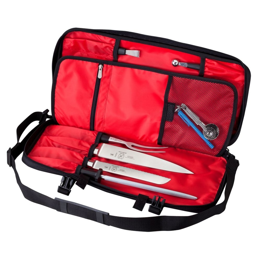 Mercer Culinary Single-Zip 12-Pocket Knife Case