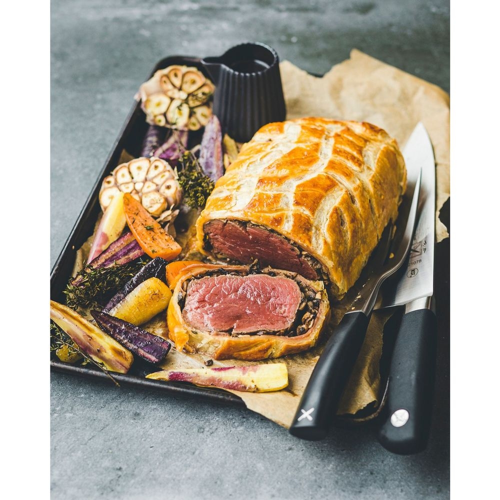 Mercer Culinary Genesis Short Bolster Chefs Knife, 8 inch