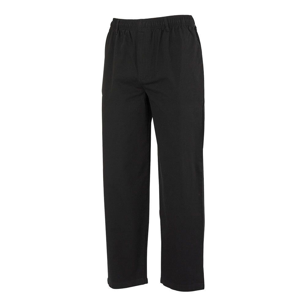 Mercer Culinary Black X-Small Genesis Unisex Chef Pants