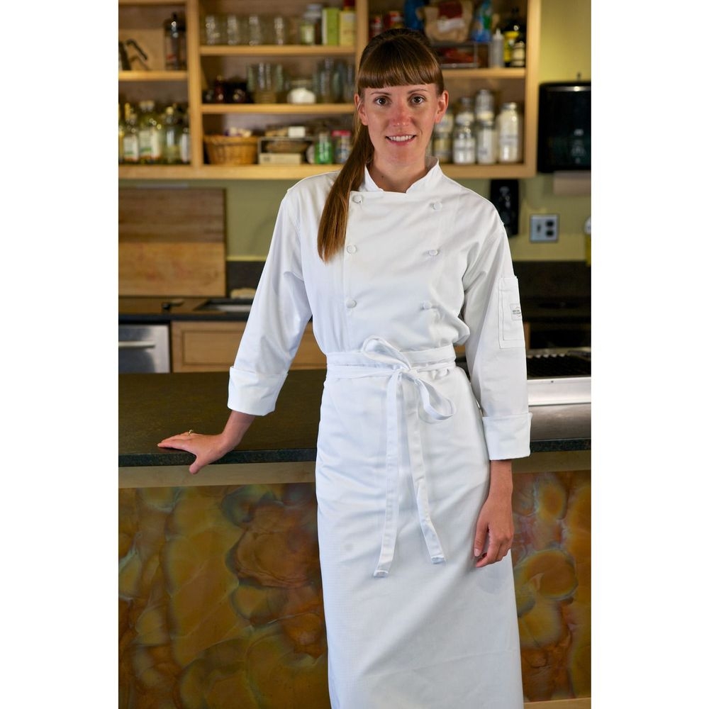 Mercer Culinary White Genesis Waist Apron