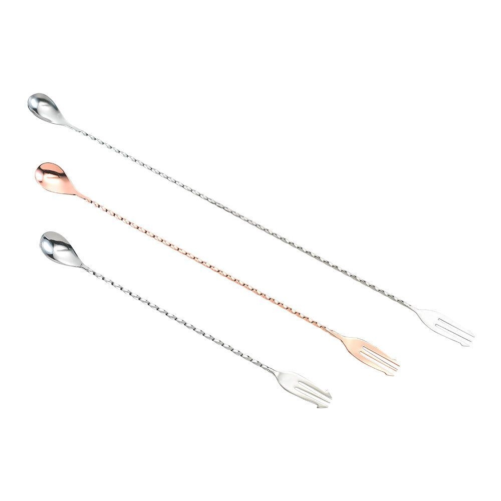 Barfly Stainless Steel Japanese Style Standard Bar Spoon, 13 3/16 inch