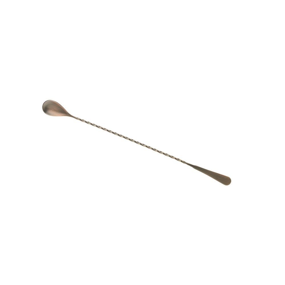 Barfly Antique Copper Japanese Style Standard Bar Spoon, 13 3/16 inch