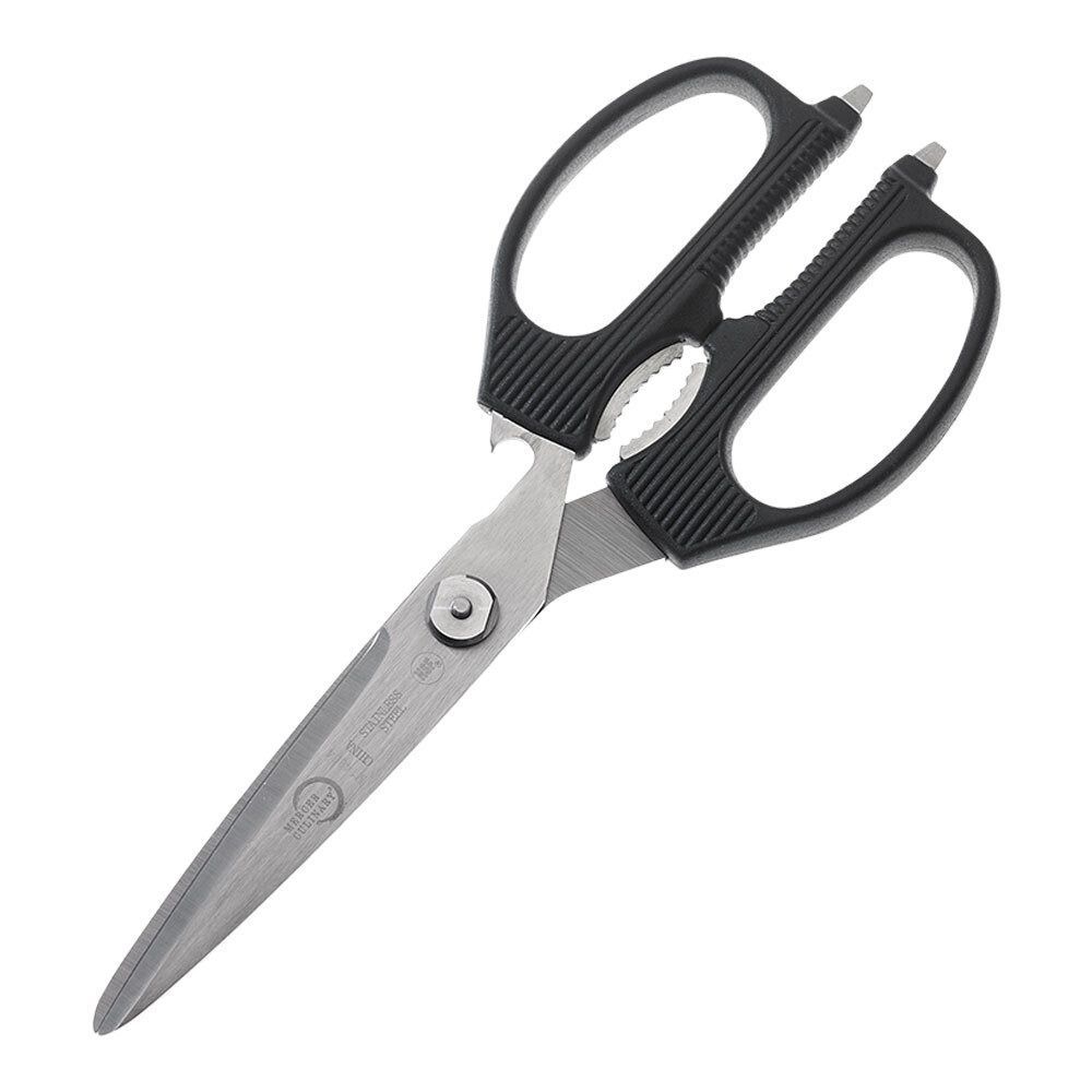 Mercer Culinary Black/Silver Multi-Purpose Kitchen Shears, 8 7/8 inch