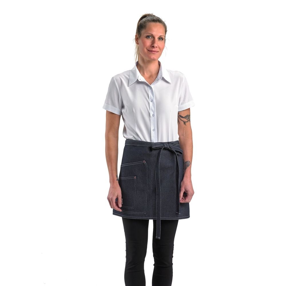 Mercer Culinary Metro Edge Server Stellar Indigo Denim Waist Apron
