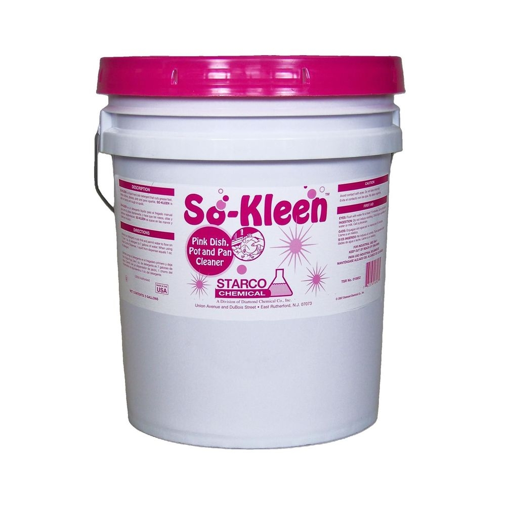 Starco So Kleen Pink Dish Detergent, 5 Gallon Pail
