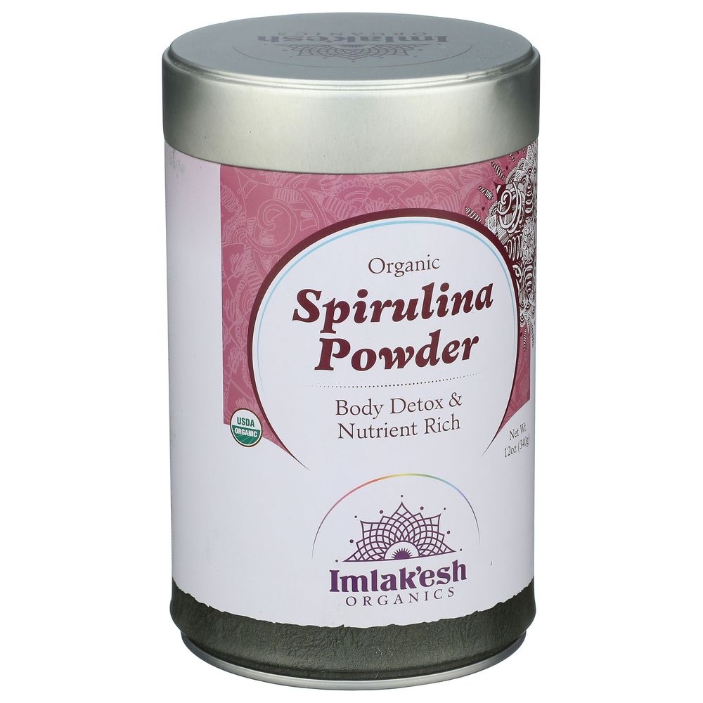 Imlakesh Organics Raw Spirulina Powder, 14 Ounce