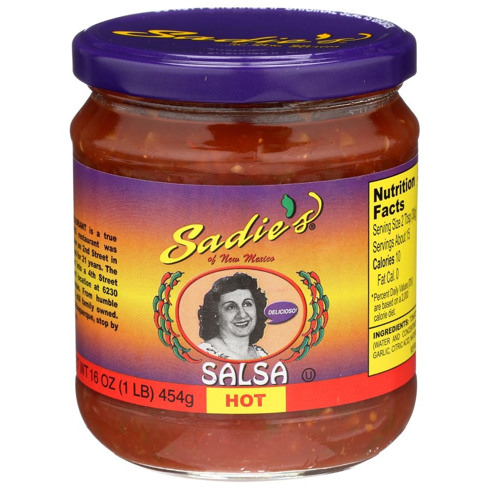 Sadie Hot Salsa, 16 Ounce