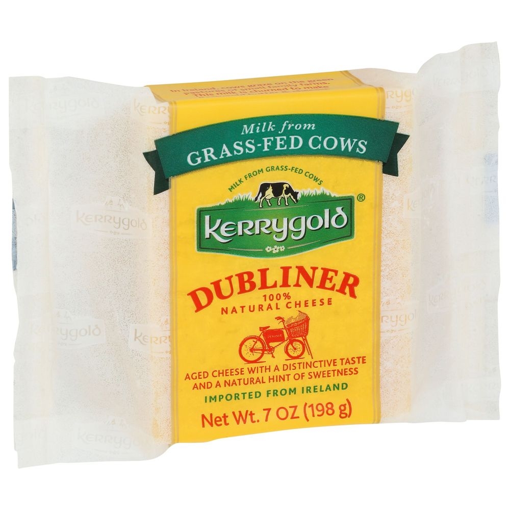 Kerrygold Dubliner Cheddar Cheese Wedge, 7 Ounce -- 12 per case